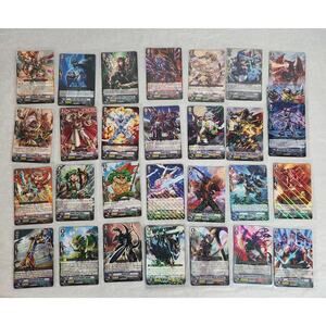 Vanguard Cardfight Trading Cards Rare And Double Rare, Promo Lot Of 31 NM